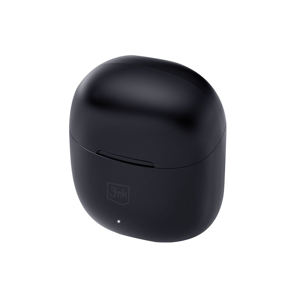 3mk - Wireless Headphones FlowBuds - Bluetooth V5.3, Hi-Fi Sound Quality, Passive Noise Cancellation, Touch Control - Bl