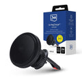 3mk Suport 3mk with Wireless Charging MagCharger, for Air Vent, MagSafe & Qi Technology, Fast Charging, 15W, Negru