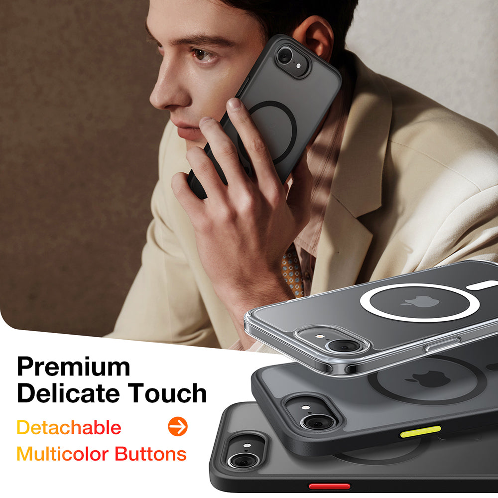 Torras Husa de protectie Torras Guardian Magnetic Series compatibil cu iPhone 17 Pro Max, Portocaliu – imagine 2