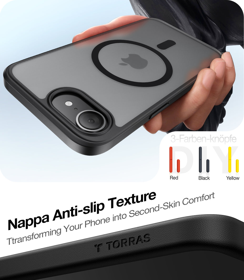 Torras - Guardian Magnetic Series - iPhone 17 Pro - Orange