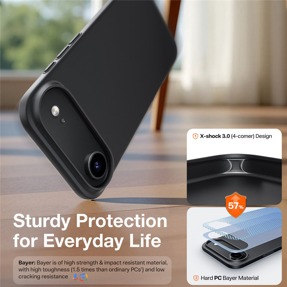 Torras Husa de protectie Torras SlimFit MagSafe Series compatibil cu iPhone 17 Air, Negru – imagine 7