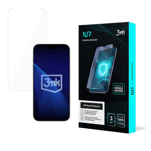 3mk - 1UP Screen Protector (3 pack) - iPhone 17 - Transparent