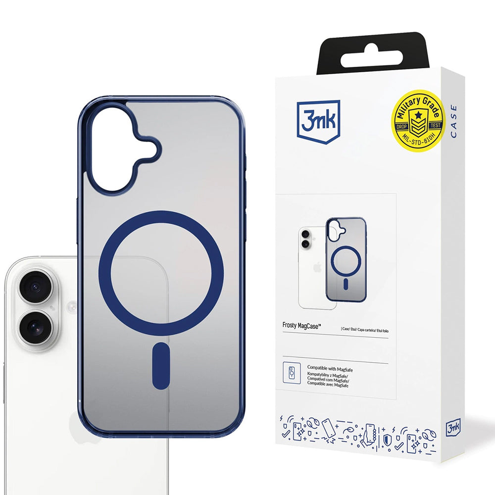 3mk - Frosty MagCase - iPhone 17 - Blue