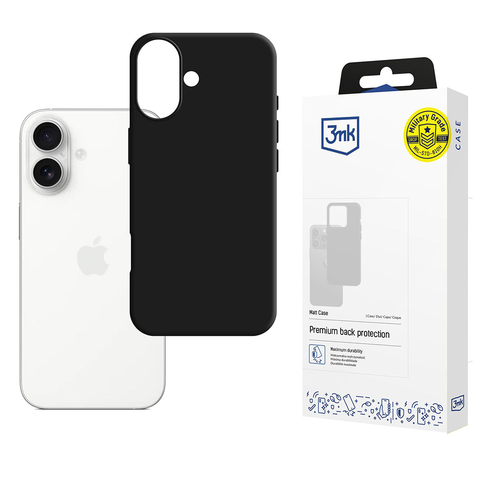 3mk - Matt Case - iPhone 17 - Black