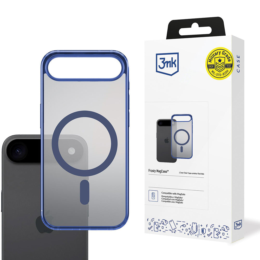 3mk - Frosty MagCase - iPhone 17 Air - Blue