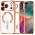 Techsuit - Luxury Crystal MagSafe - iPhone 17 Pro Max - Orange