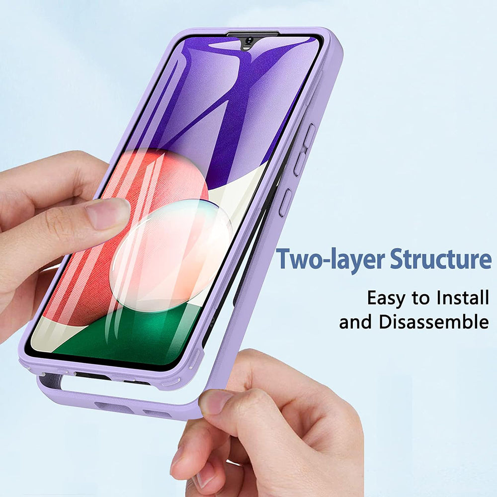 Techsuit - ColorVerse 360 Series + Screen Protector - Oppo A40 4G / A60 5G - Purple