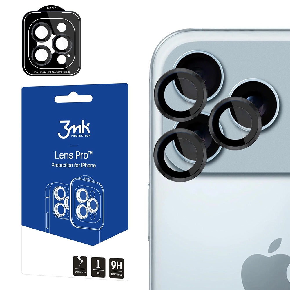 3mk - Lens Protection Pro - iPhone 17 Pro / iPhone 17 Pro Max - Black