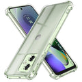 Techsuit - Shockproof Clear Silicone - Motorola Moto G54 - Clear