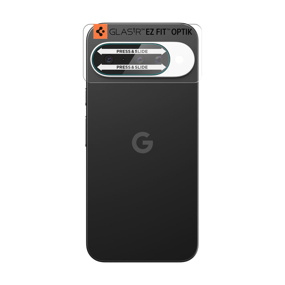 Spigen Folie de protectie Spigen (set de 2) Optik.tR Camera Glass (AGL09661) compatibil cu Google Pixel 10, Crystal Clea