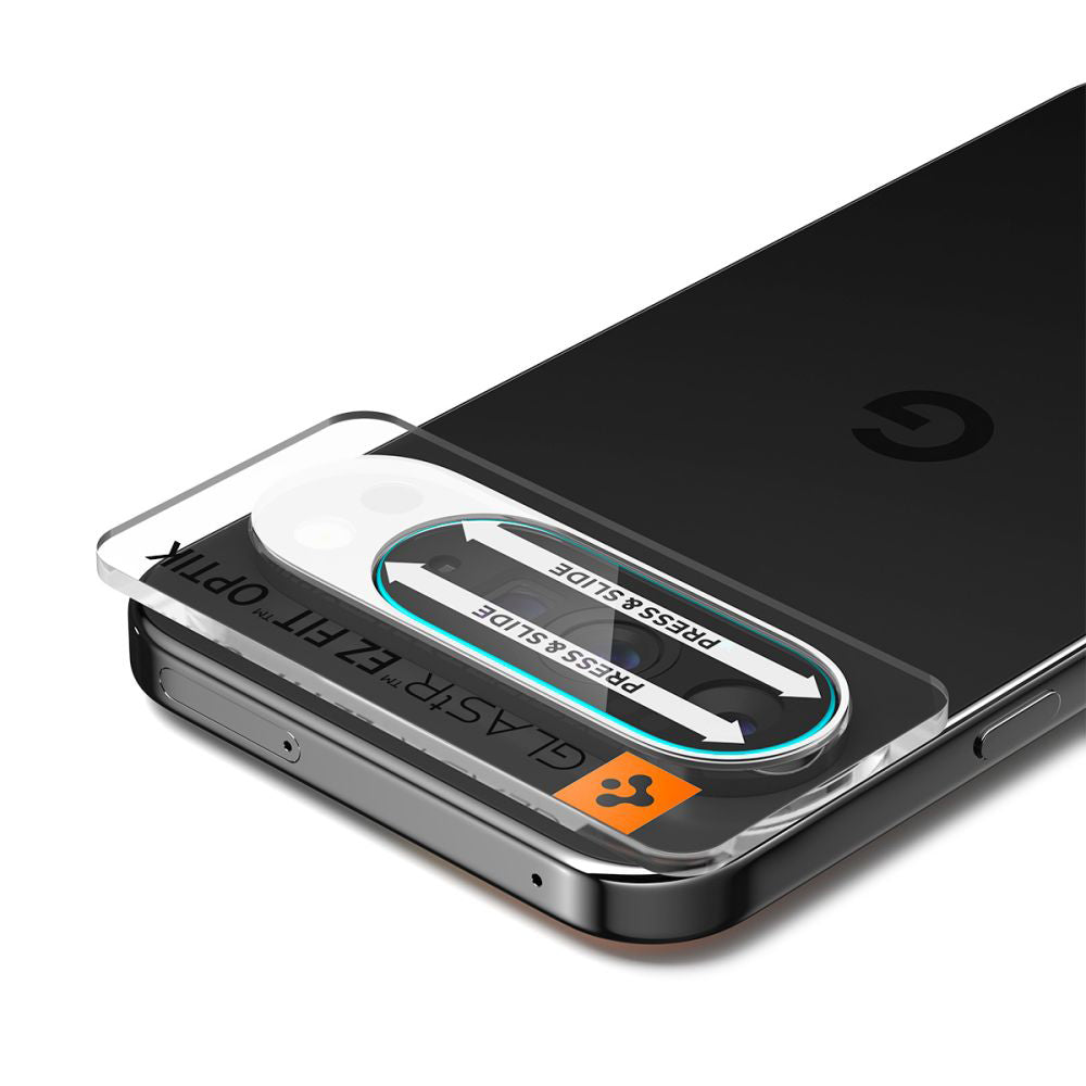 Spigen Folie de protectie Spigen (set de 2) Optik.tR Camera Glass (AGL09662) compatibil cu Google Pixel 10 Pro, Crystal 