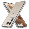 Techsuit - Shockproof Clear Silicone - Motorola Edge 50 Ultra - Clear