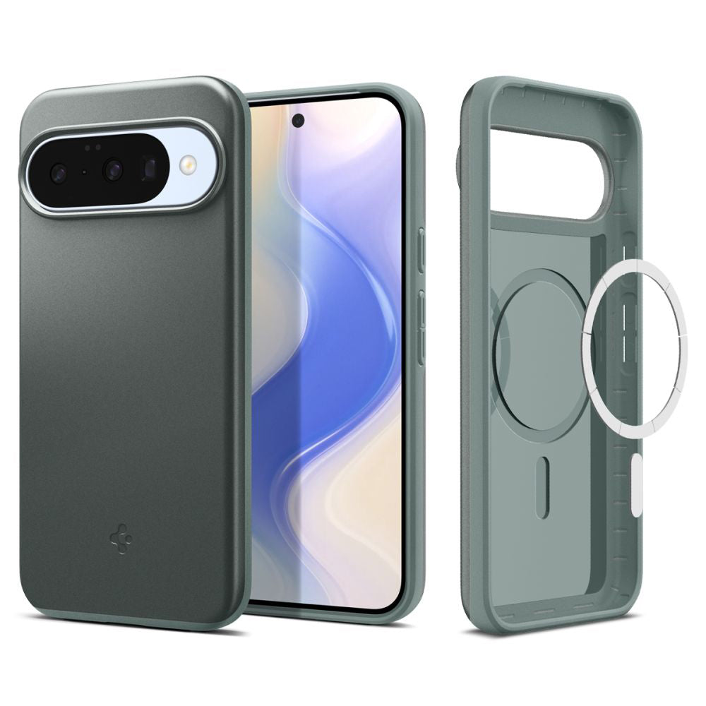 Spigen Husa de protectie Spigen Thin Fit MagSafe (ACS09701) compatibil cu Google Pixel 10 / 10 Pro, Sage Green