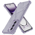 Techsuit - Shockproof Clear Silicone - Oppo Reno12 - Smoke Black
