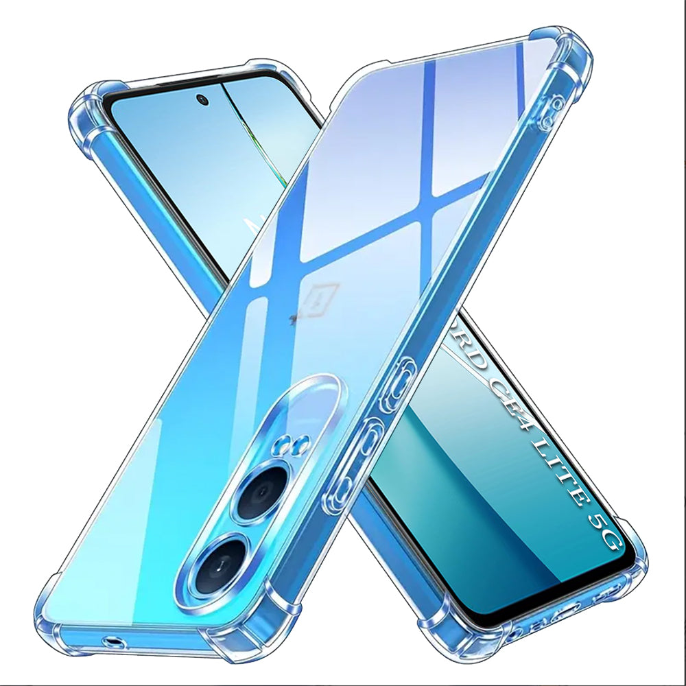 Techsuit - Shockproof Clear Silicone - OnePlus Nord CE4 Lite - Clear