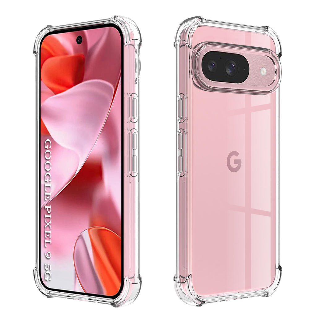 Techsuit - Shockproof Clear Silicone - Google Pixel 9 - Clear