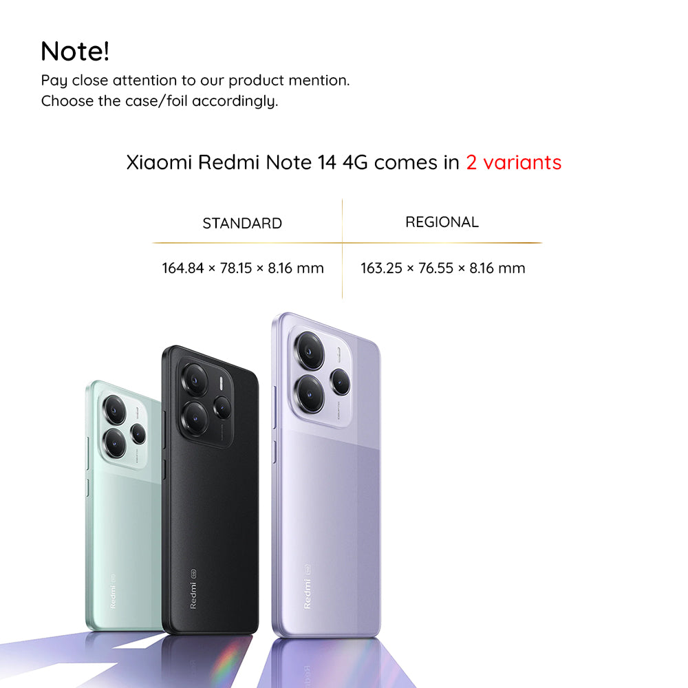 3mk - FlexibleGlass - Xiaomi Redmi Note 14 4G (Standard) - Clear