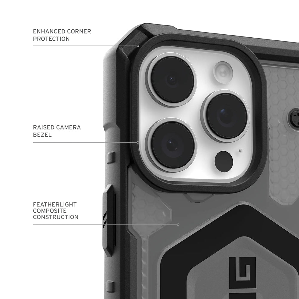 UAG - Pathfinder Clear MagSafe - iPhone 17 Pro Max - Ash / Black