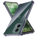 Techsuit - Shockproof Clear Silicone - Motorola Moto G35 - Smoke Black