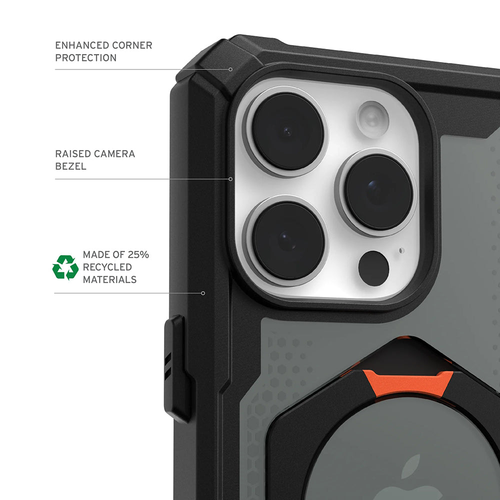 UAG - Plasma XTE MagSafe - iPhone 17 Pro - Black / Orange