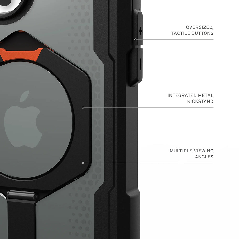 UAG - Plasma XTE MagSafe - iPhone 17 Pro - Black / Orange