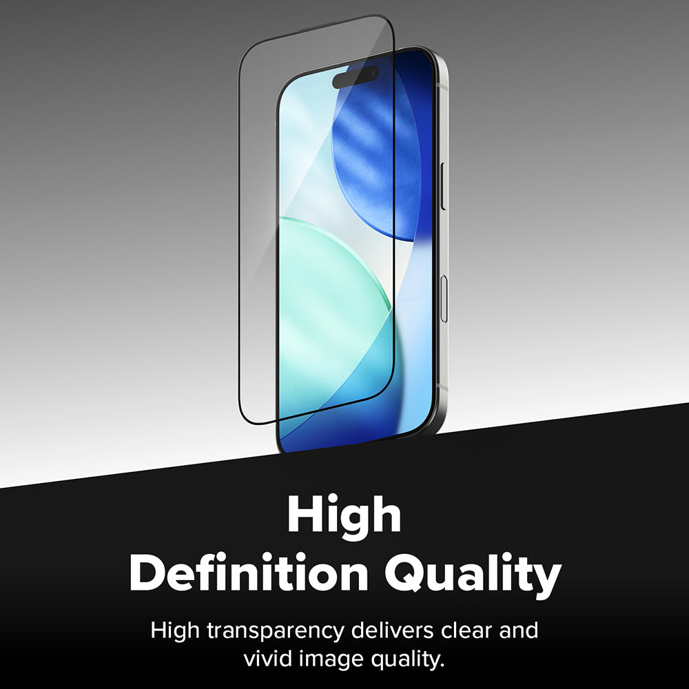 Ringke - Easy Slide Tempered Glass (2 pack) - iPhone 17 Pro - Clear