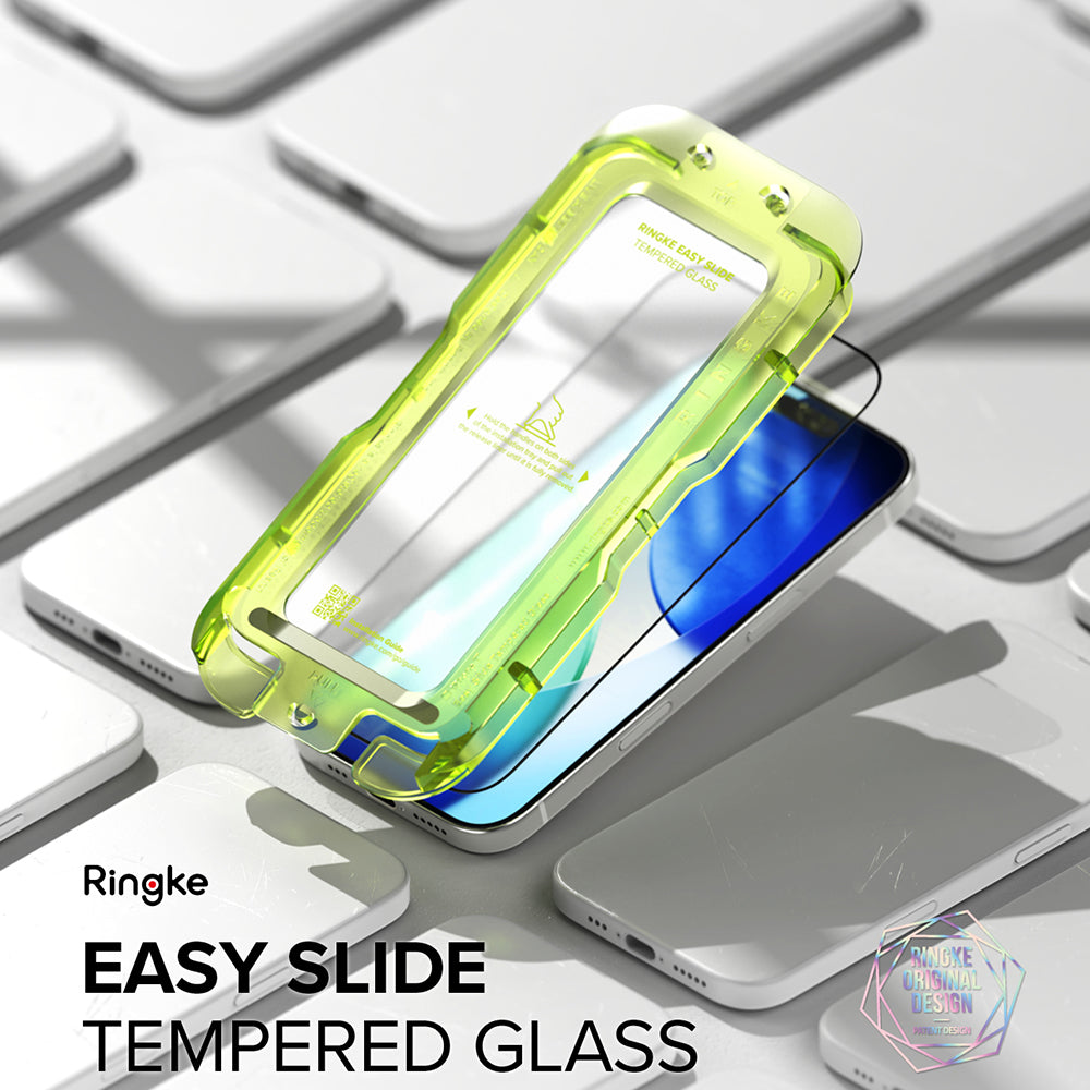 Ringke - Easy Slide Tempered Glass (2 pack) - iPhone 17 Pro - Clear