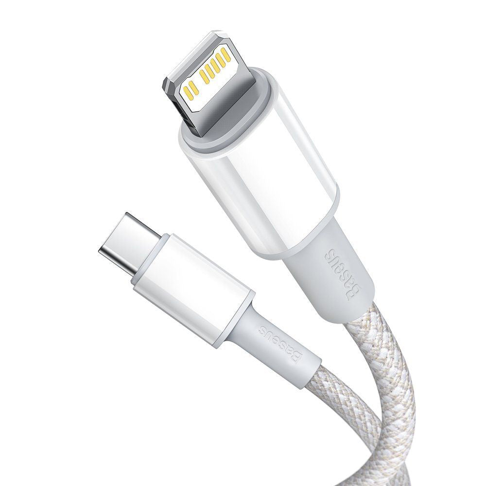 Cablu Baseus (CATLGD-02), Type-C la Lightning, 20W, 1m, Alb
