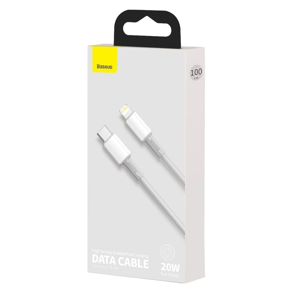 Cablu Baseus (CATLGD-02), Type-C la Lightning, 20W, 1m, Alb