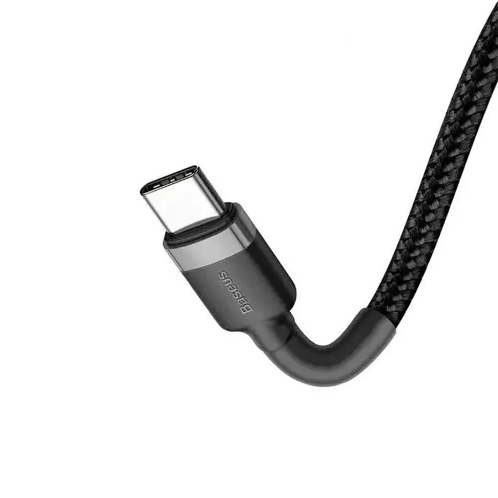 Baseus - (2 pack) Data Cable Cafule (E0418500) - Fast Charging, USB-C to USB-C, 60W, 2m - Black / Grey