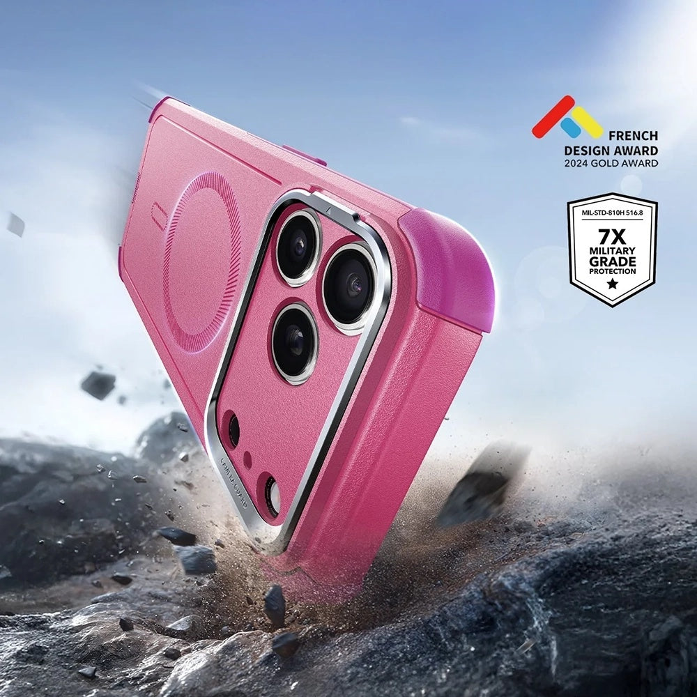 ESR - Cyber Armor Kickstand - iPhone 17 Pro - Rosy Pink