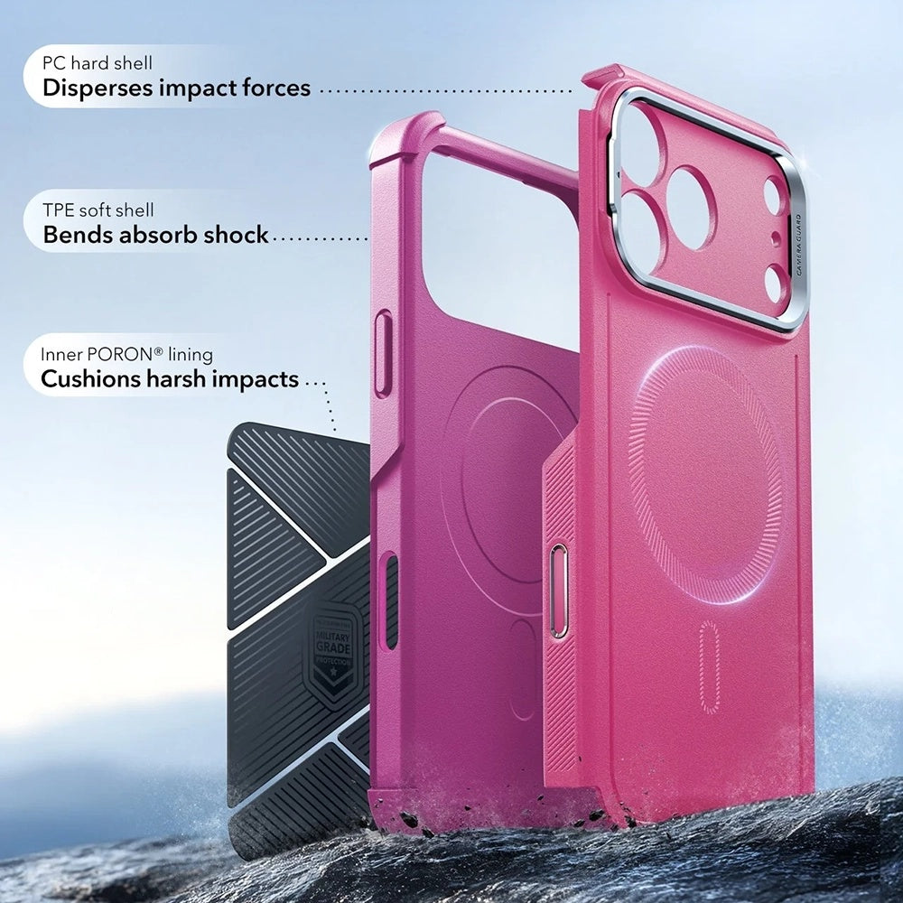ESR - Cyber Armor Kickstand - iPhone 17 Pro - Rosy Pink