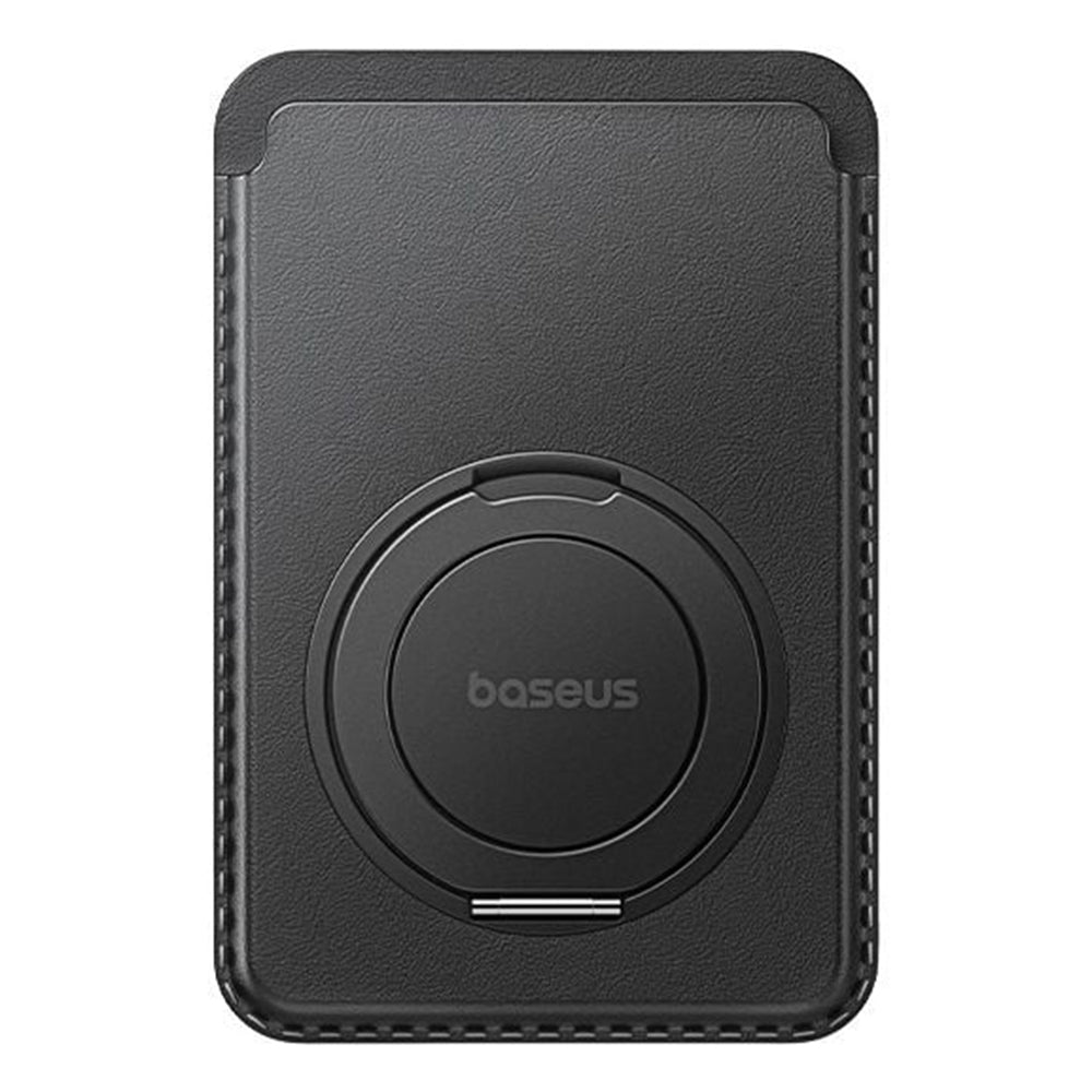 Baseus - Magnetic Wallet Stand MagPro 3 (P70385000123-00) - Up to 3 Cards, 360° Stand Rotation, RFID-Blocking - Cosmic B