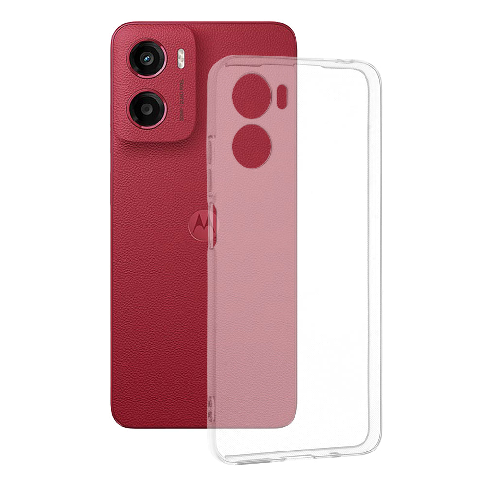 Techsuit - Clear Silicone - Motorola Moto G05 / E15 - Transparent