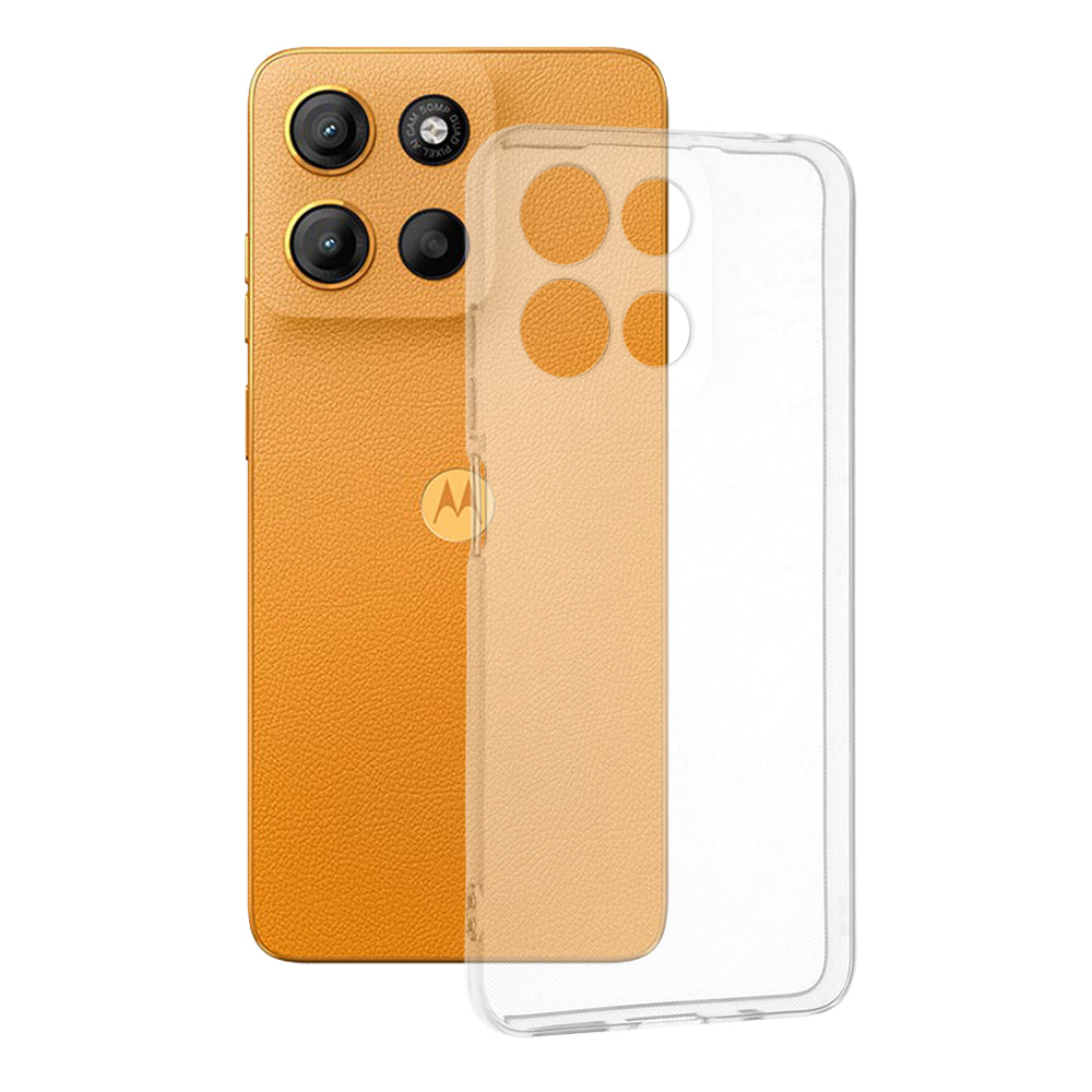 Techsuit - Clear Silicone - Motorola Moto G15 / G15 Power / G17 / G17 Power - Transparent