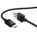 Borofone - Data Cable Placer Series (BX120) - USB to USB-Micro, Aluminum Alloy Shell, Nylon Braided Cable, 2.4A, 1m - Bl