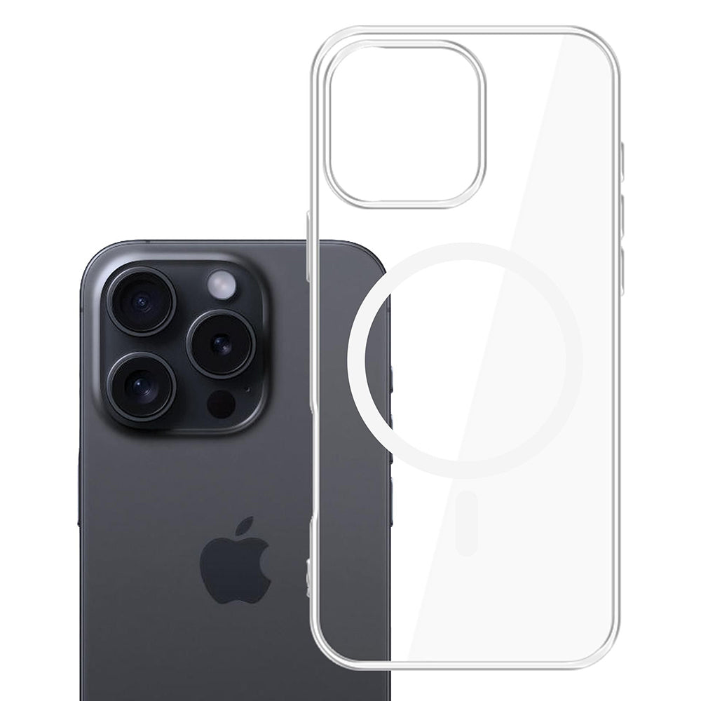 3mk - Clear MagCase - iPhone 16 Pro Max - Transparent