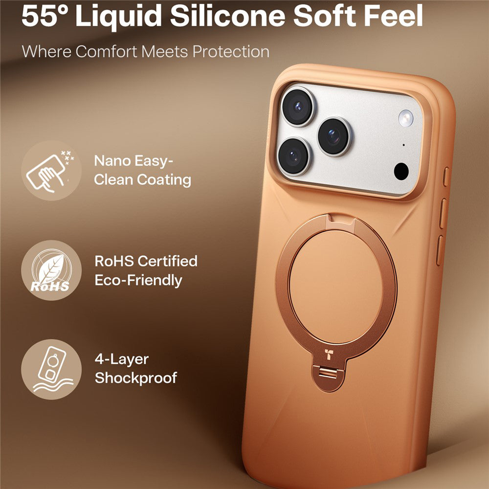 Torras - QPRO Silicone Series - iPhone 17 Pro Max - Orange