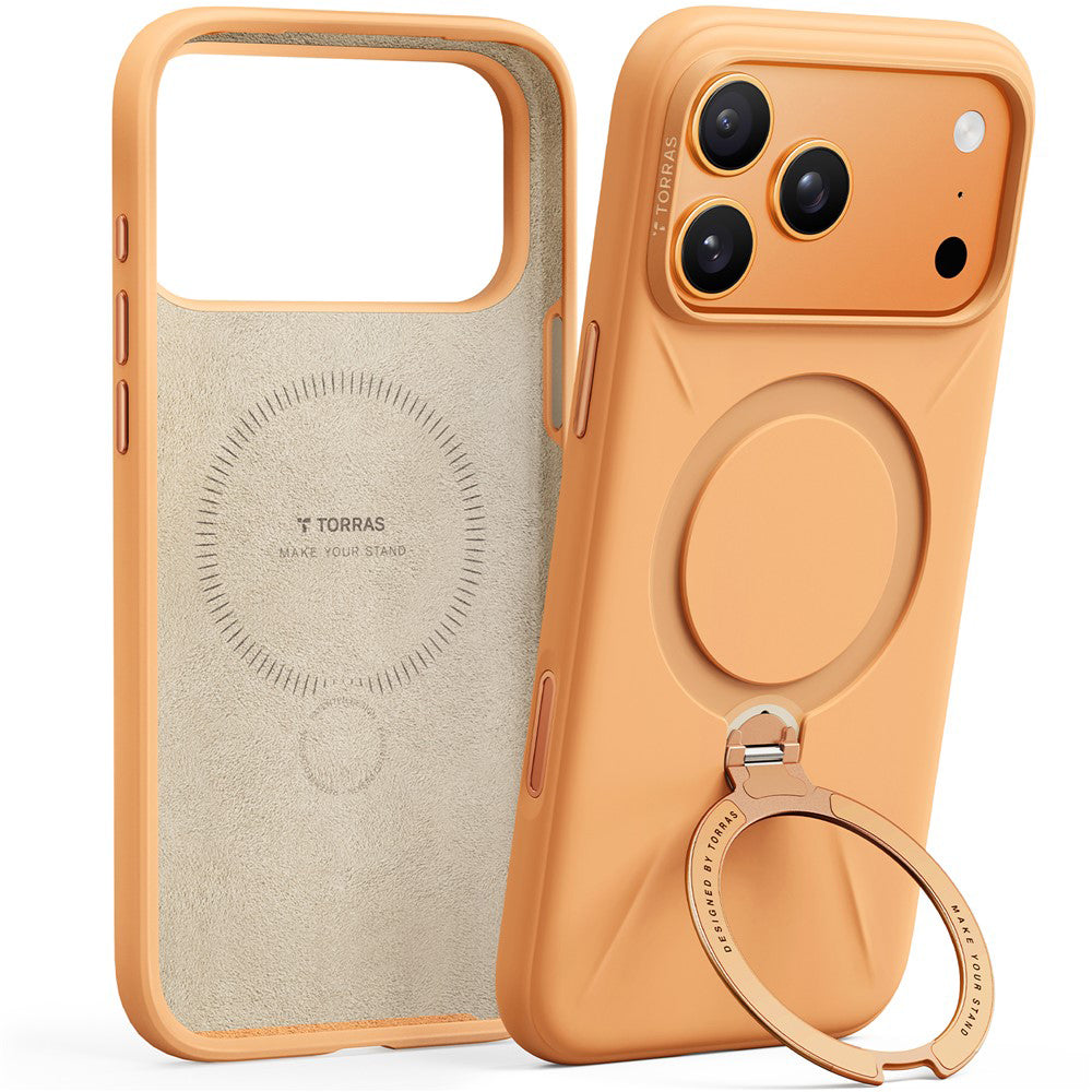 Torras - QPRO Silicone Series - iPhone 17 Pro Max - Orange
