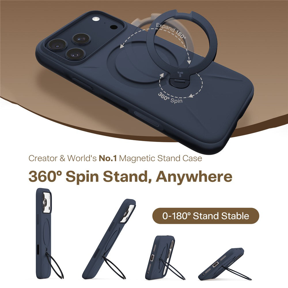 Torras - QPRO Silicone Series - iPhone 17 Pro - Navy Blue