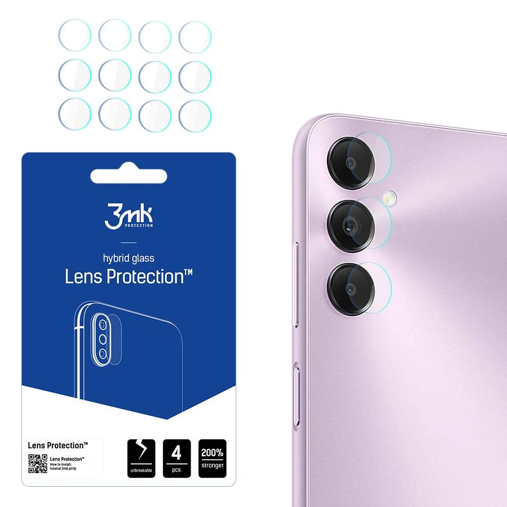 3mk - Lens Protection (4 pack) - Samsung Galaxy A05s - Clear