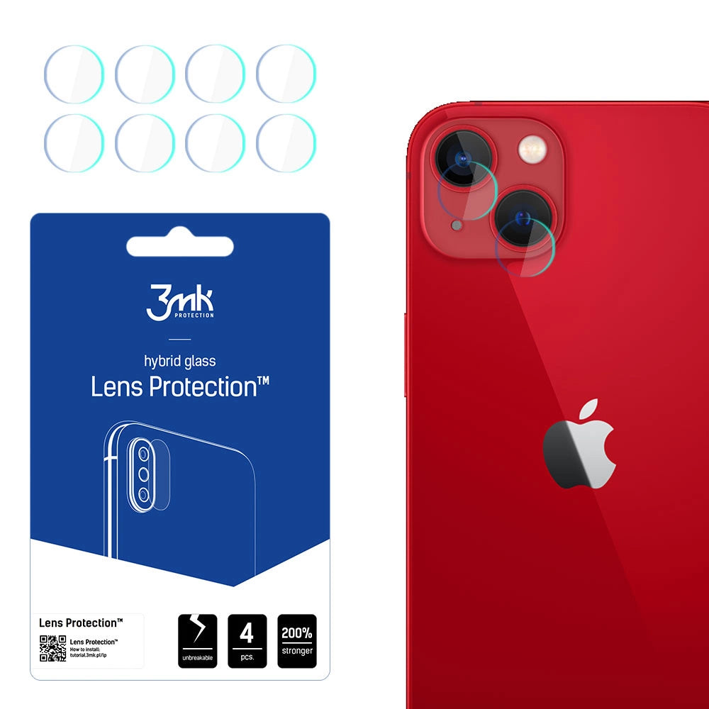 3mk - Lens Protection (4 pack) - iPhone 13 - Clear