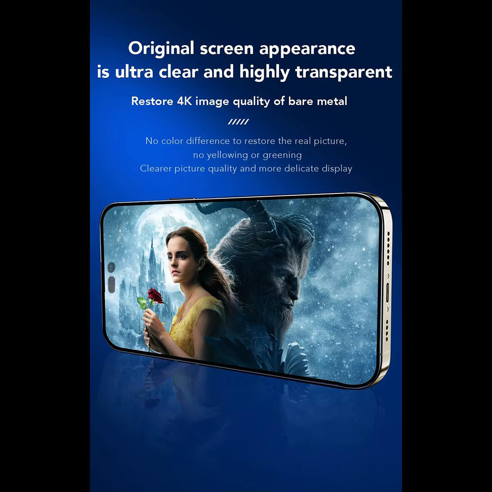 ANANK - 2.5D Full Glass Screen Protector - iPhone 17 Pro - Black