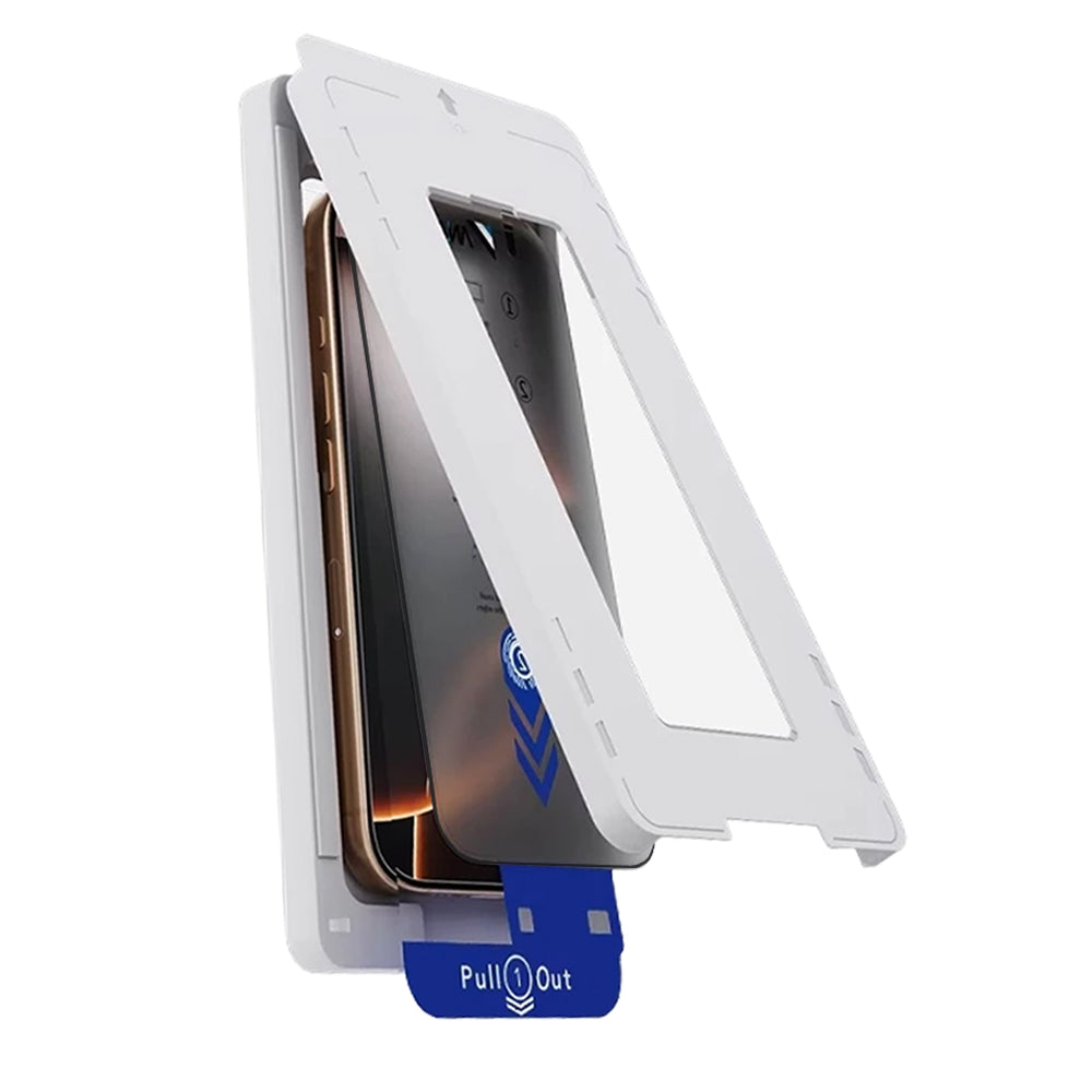 ANANK - 2.5D 5X Reinforced Privacy Screen Protector with Installation Box - iPhone 17 Pro Max - Black