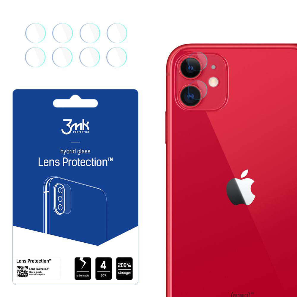 3mk - Lens Protection (4 pack) - iPhone 11 - Clear