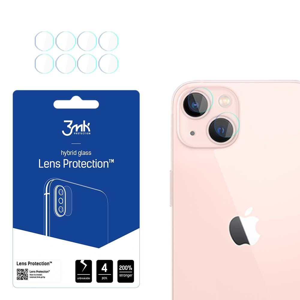 3mk - Lens Protection (4 pack) - iPhone 14 - Clear