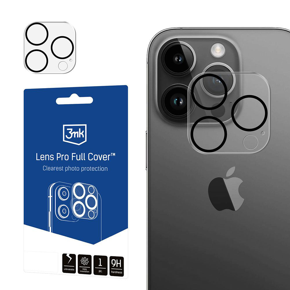 3mk - Lens Pro Full Cover - iPhone 13 Pro - Clear