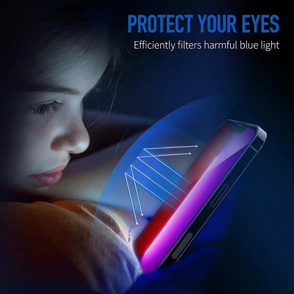 ANANK - 2.5D 5X Reinforced Anti-blue Light Screen Protector - iPhone 17 - Black