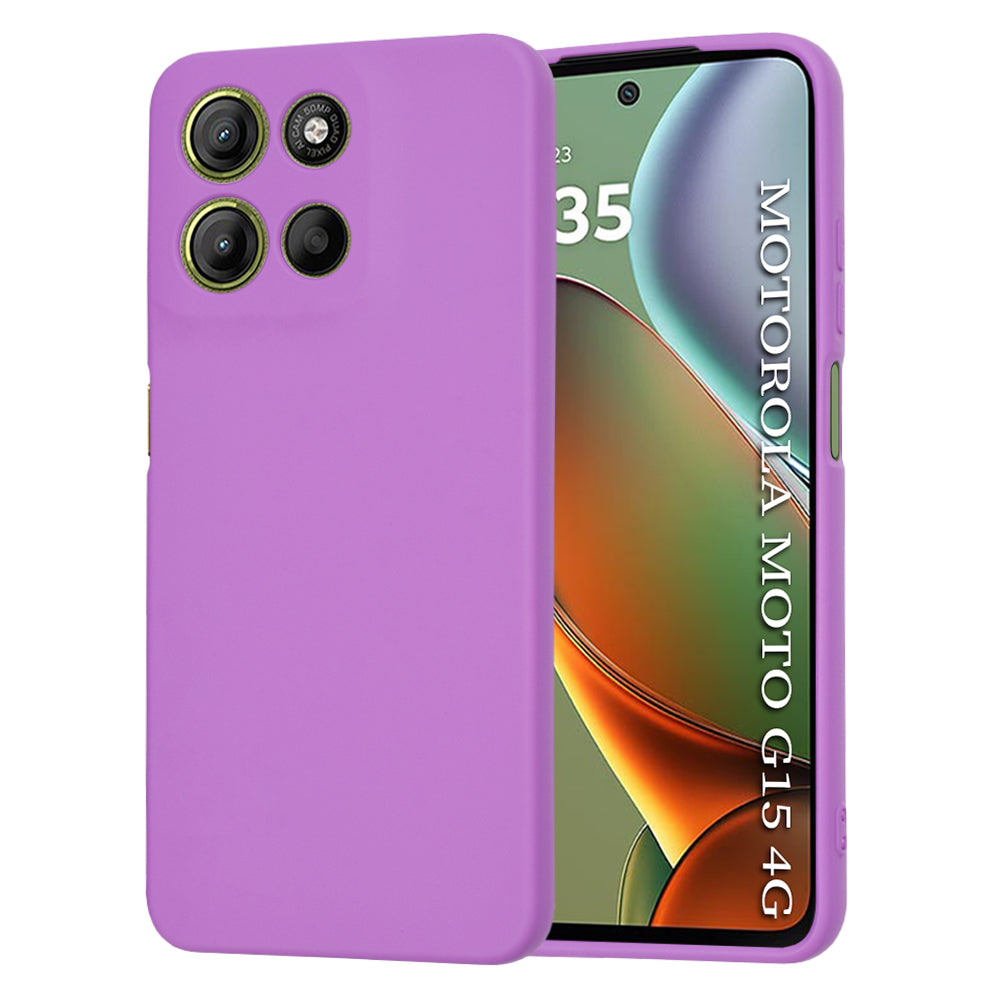 TechSuit Husa de protectie Techsuit SoftFlex compatibil cu Motorola Moto G15 / G15 Power / G17 / G17 Power, Mov