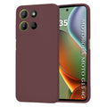 TechSuit Husa de protectie Techsuit SoftFlex compatibil cu Motorola Moto G15 / G15 Power / G17 / G17 Power, Plum Red